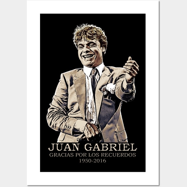 Tribute To Juan Gabriel Vintage Wall Art by jawiqonata